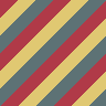 desaturated red, yellow, and blue stripes